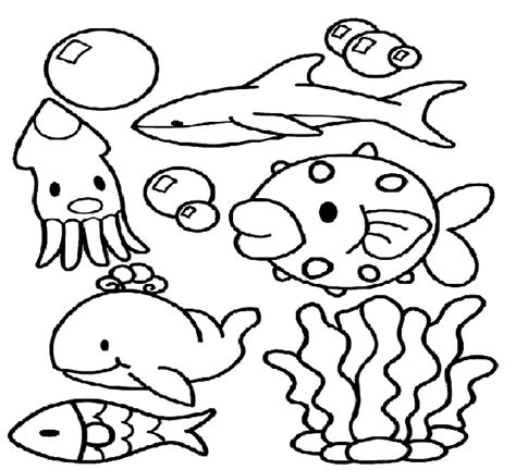 This picture showcases the ruins of an underwater castle. creatures of the deep sea coloring pages