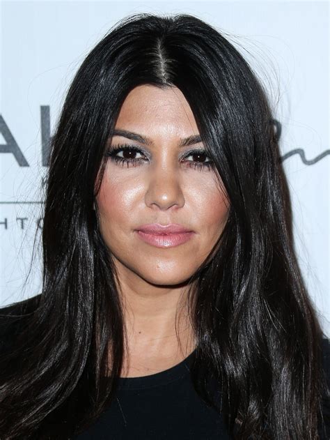 She is short lenght, which makes her. kourtney kardashian