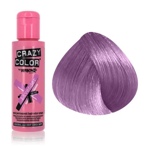 Recommended for pale to platinum blonde hair for best results. Lavender N° 54 - CRAZY COLOR - Beauteshop