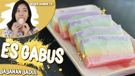 Sudah tahu cara mudah bikin es krim rumahan sendiri? Cocok Buat Buka Puasa! Bikin Es Gabus Pelangi Dirumah ...