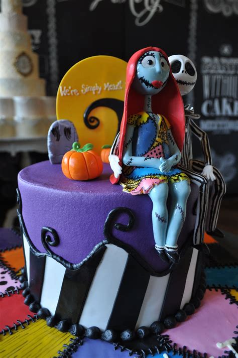 Check out this amazing a nightmare before christmas cake! Nightmare Before Christmas Birthday Cake! Sugar Bee Sweets ...