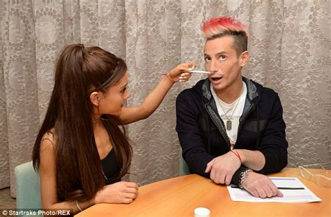 Beauty katya is smoking outdoors. Ariana Grande's brother Frankie helps her at Firmenich lab ...