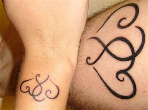 But heart tattoo is the most popular design and ideas for lovers. Entwined Hearts (With images) | Matching tattoos, Tattoos ...