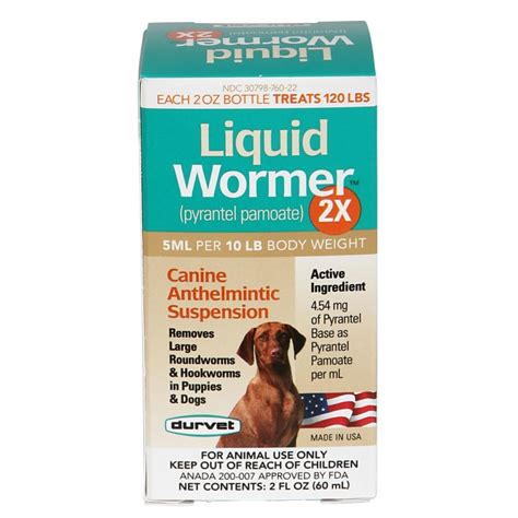 Outside the body, wormer once a month for puppies has a remarkable power to dissolve uric acid and producing a soluble urate, but in clinical experience it has not proved equally successful. Liquid Wormer for Dogs - Pleasant Hill Pet & Livestock