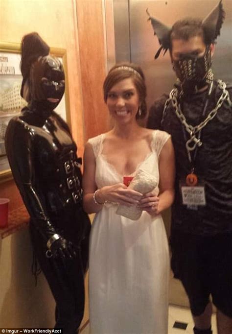 Wife gangbanged by lots of guys in the motel room. Bride from Washington shares her wedding venue with a ...