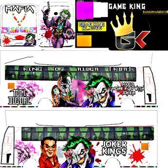 Dengan hadirnya modifikasi bus, kini bus simulator id kendaraan mod menjadikan bus mudik lebaran di indonesia semakin keren. Bussid Joker Edition Livery Mafia in 2020 | Joker, New bus, Bus games