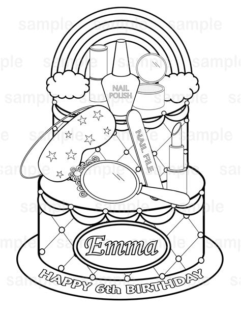 Makeup coloring pages are a fun way for kids of all ages to develop creativity, focus, motor skills and color recognition. Spa themed coloring pages download and print for free