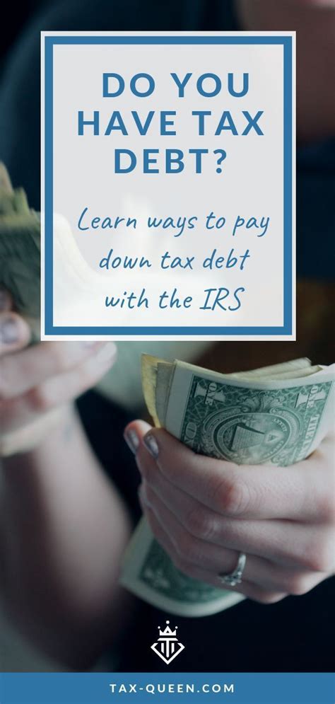 You can then use those returns as a guide to doing your own returns in future. 3 simple ways to pay your tax liability - Tax Queen | Small business tax, Tax debt, Irs taxes