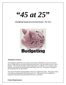 We did not find results for: Budgeting Project - Personal Finance by Business Ed ...