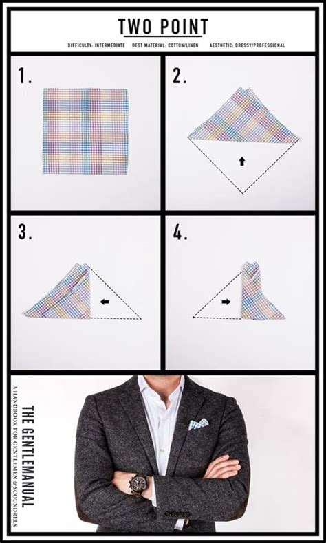3 fold the bottom part up. 7 Simple Ways To Fold A Pocket Square | Fashion Hombre