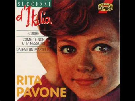 Fu soprannominata pel di carota per via del colore rosso della sua capigliatura. Rita Pavone - Cuore - YouTube