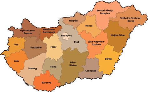 A térkép az elmúlt 70 perc észleléseiből készül. Magyarország Térkép Városokkal : Hungary