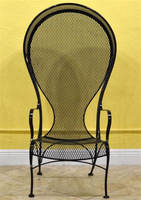 Shop for stackable mesh patio chairs online at target. Pair of Woodard Mid-Century Hollywood Regency Wrought Iron ...