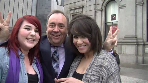 Alex salmond has agreed to appear before the holyrood inquiry into the scottish. Alex Salmond meeting young voters today in Aberdeen - YouTube