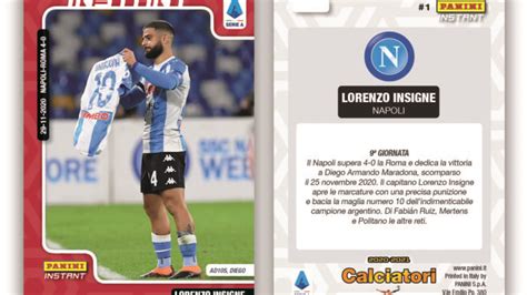 A dos semanas de su muerte, no solo los clubes han despedido con honores al mejor futbolista de. ARRIVA LA "PANINI INSTANT", CON LORENZO INSIGNE E L ...