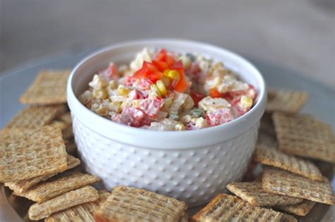 *mild spice* served with crunchmaster crackers. Skinny Poolside Dip - TGIF - This Grandma is Fun