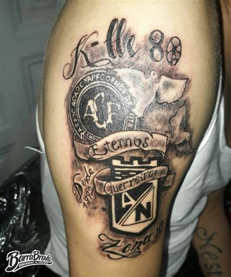 Los tatuajes que representan la pasión de ser hincha del atl nacional el equipo mas popular de colombia. Tattoos - Tatuajes - Los del Sur - Atlético Nacional