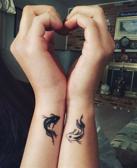 The word yin and yang, actually come from taoism religion of china. 9+ Couple Tattoo Matching Yin Yang | Pisces tattoos ...