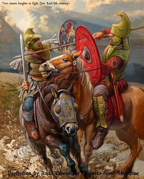 I, ii, iii, dan seterusnya. Radu Oltean. Fight of two Roman horsemen, the end of II ...