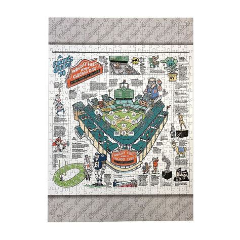 Includes famous landmarks you know and love. Faker's Guide to Wrigley Field Jigsaw Puzzle | Shop the ...