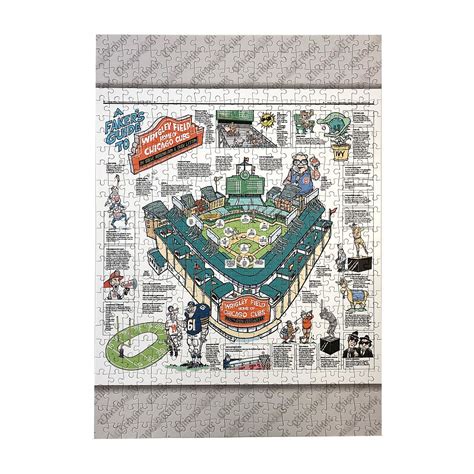 Jigsaw puzzle for adults 1000 piece chicago wrigley field illinois usa travel souvenir. Faker's Guide to Wrigley Field Jigsaw Puzzle | Shop the ...