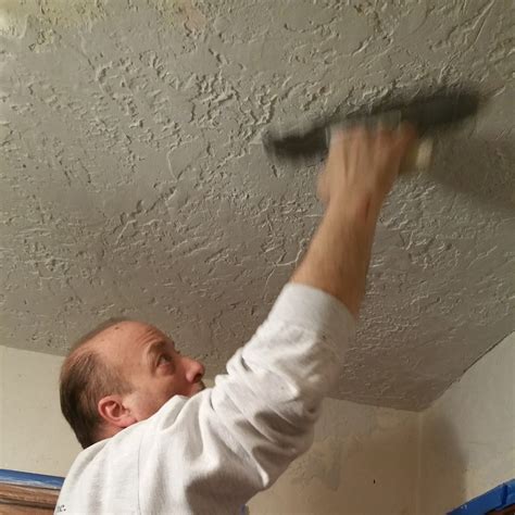 Old house and would like to get rid of the popcorn ceiling, too. Stippled Texture Repair - Plastering by Nicholas