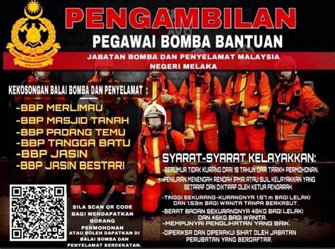 Penolong pegawai belia & sukan s29; Pengambilan Pegawai Bomba Bantuan • Jawatan Kosong Terkini