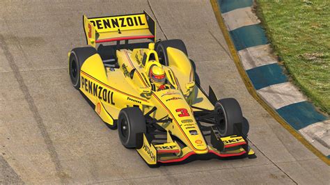 Making my move at pocono. 2014 #3 Helio Castroneves / Pennzoil by Andreas Werner ...