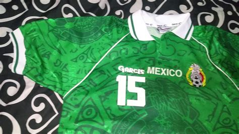 Mexico national soccer clearance jersey. Jersey Garcis selección mexicana 1999 - YouTube