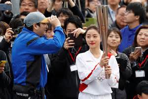 Japan (a country and archipelago in east asia). 日本東京奧運大使石原里美 現身傳遞聖火綵排活動 | Jdailyhk