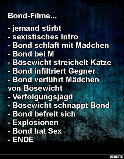 Zitate über viele themen des lebens. Bond-Filme.. | Lustige Bilder, Sprüche, Witze, echt lustig