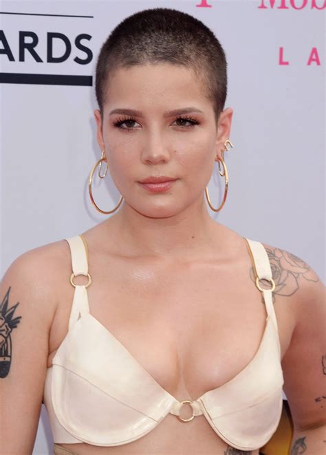 Many of you know ive done my own makeup for a long time. HALSEY at Billboard Music Awards 2017 in Las Vegas 05/21 ...
