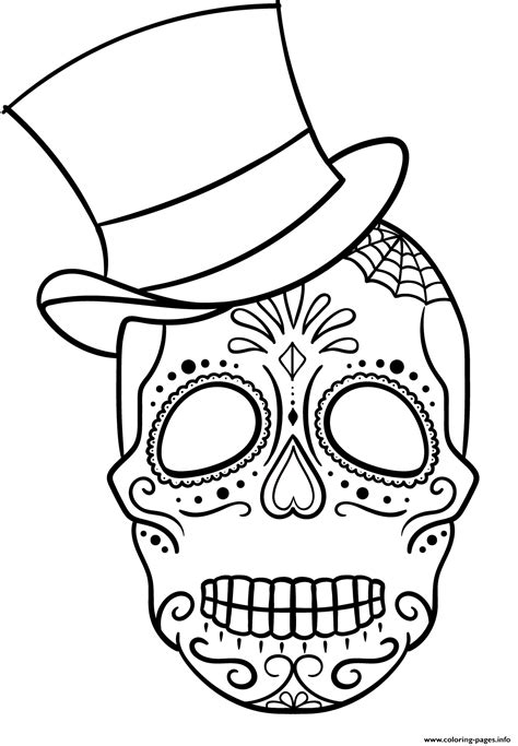 Our printable sheets for coloring in are ideal to brighten your family's day. Skull coloring pages, Halloween coloring pages, Coloring pages