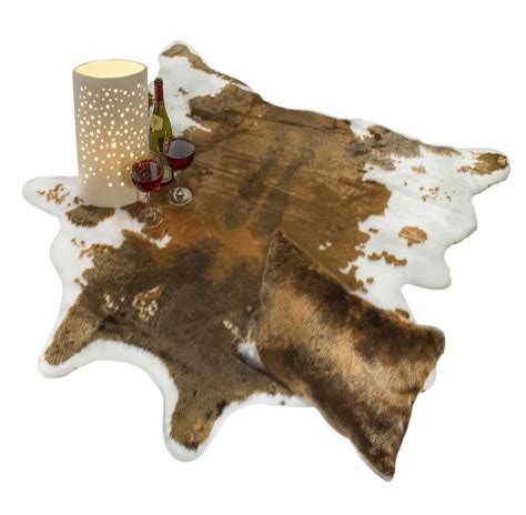 By far cowhide rug is one of the most durable rugs at home you might have and fortunately, it is easy to clean it with ordinary household cleaning products. Faux Cowhide Rug 5ft x 5ft Plus Pillow 20in x 12in | Faux ...