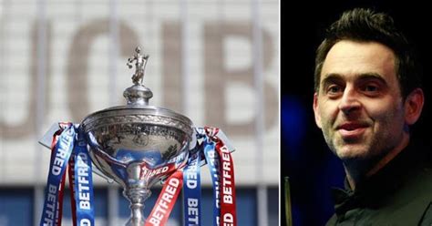 The official facebook page of ronnie o'sullivan. World Snooker Championship draw: Ronnie O'Sullivan to play ...