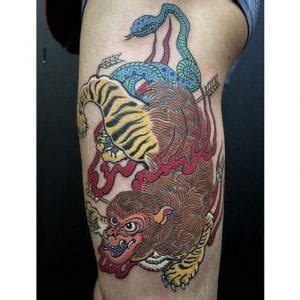 Nue tattoos are incredibly striking and, though the design is recognizable, it can be a more rare choice than some other irezumi staples. 30 Nue Tattoos: History, Meanings & Main Themes