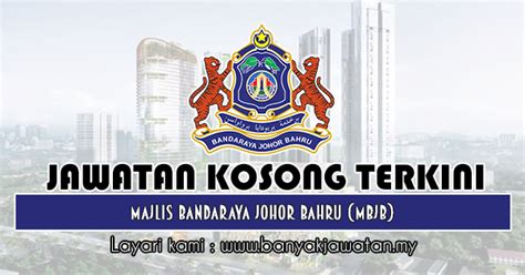 Pelaksanaan program advokasi penguatkuasaan bersepadu bagi pewartaan pusat rekreasi teluk cempedak bebas asap rokok bersama majlis bandaraya kuantan. Jawatan Kosong di Majlis Bandaraya Johor Bahru (MBJB) - 4 ...