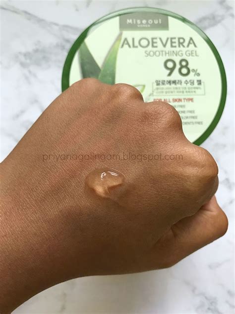 Over the years i have tried using different products to clear my face up and. Miseoul Korea's 98% Aloevera Soothing Gel Review - All ...