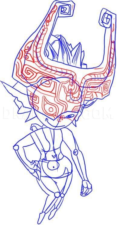 Animals, plants, princess, comics, people, anime;. How To Draw Midna, Step by Step, Drawing Guide, by Dawn ...