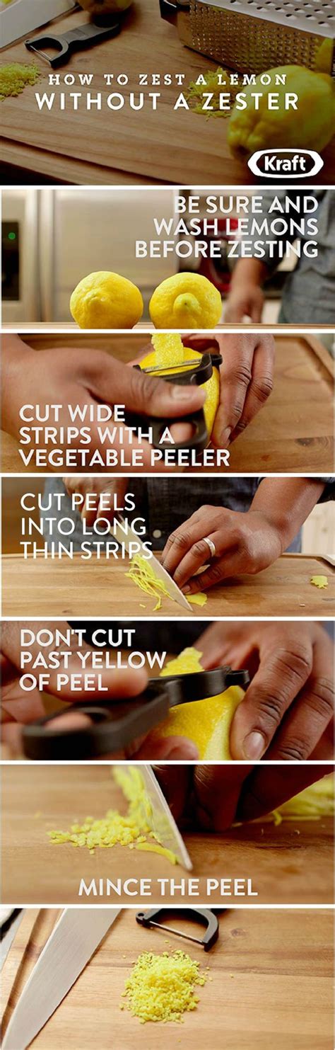Three ways to zest a lemon (and other citrus fruits) without a zester. How To Zest A Lemon Without A Zester - Learn how to sprinkle on amazing citrus… | Zester, Food ...