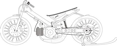 Dirancang untuk pabrikan motor matic jepang keluaran terbaru untuk pabrikan yamaha dan honda. Sketsa Gambar Sepeda Motor Matic