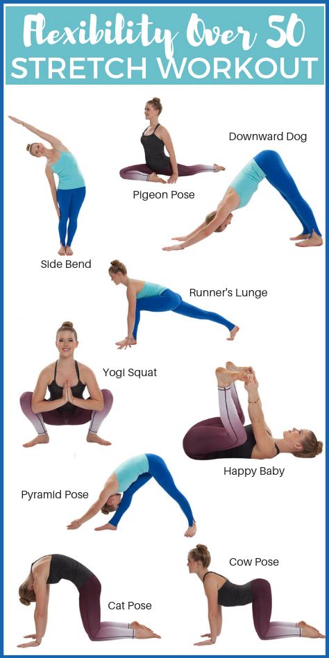 Please be sure to get approval from your doctor before performing one of my top stretches for seniors is the hip flexor stretch because most of us spend a lot of time sitting down either in an office or at home. How To Regain Flexibility Over 50 | Flexibility workout ...