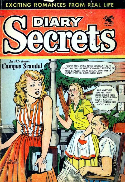 Daredevil's original yellow and red costume and style were designed by artist bill everett. Diary Secrets #21 - Matt Baker cover | Romance comics ...