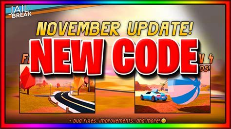 Check spelling or type a new query. NOVEMBER UPDATE | ALL JAILBREAK CODES | ROBLOX - YouTube