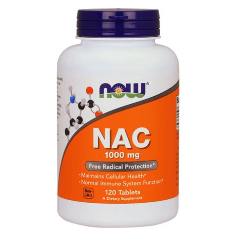 It may help with mood disorders, sleep, infections, and inflammation. Now Foods NAC 1000mg 120 tab. - Scanbody.pl