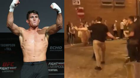 Nick hein und david zawada. UFC-Kämpfer liefert sich Straßenkampf vor einem Nachtclub