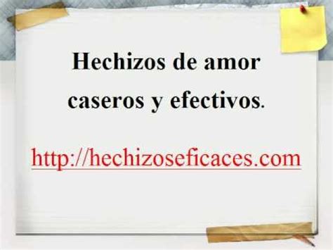 Se trata de un poderoso sistema nunca antes revelado, con el cual causarás un tremendo impacto psicológico en la mujer que desees, logrando que ella profese el más fuerte e incontrolable amor hacia ti. Hechizos de amor caseros y efectivos.avi - Hechizos de amor