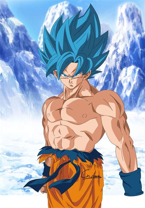 For one, vegeta didn't achieve it in the manga for the main purpose of his family like the anime, but for his pride. Son goku super saiyan blue - Dragon Ball Super | Goku ...