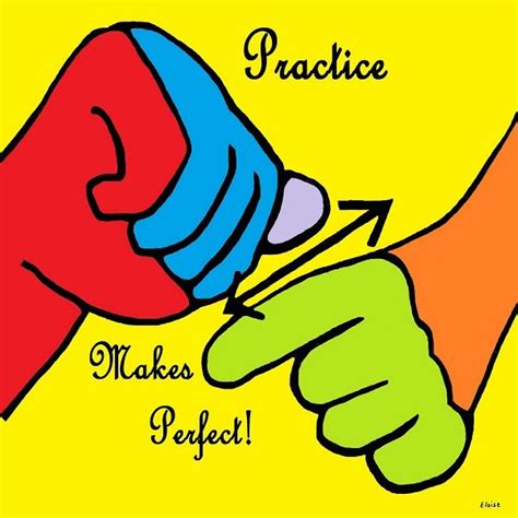 Practice signing these basic expressions in american sign language (asl) to meet and greet people, join in on conversations, answer questions, and be polite and courteous. ASL Practice Makes Perfect Poster | Christian prints ...