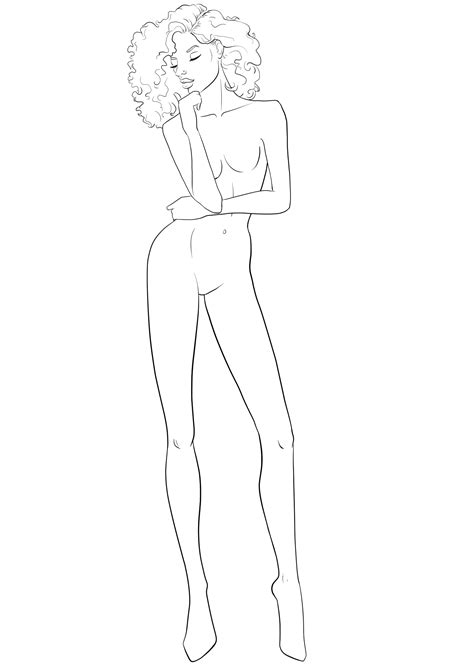Download FREE Fashion Templates | I Draw Fashion